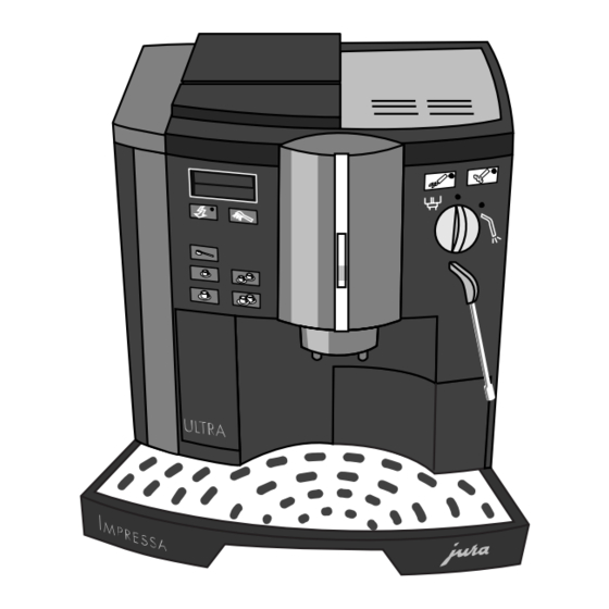 Jura IMPRESSA CAPPUCCINATORE Instructions For Use Manual