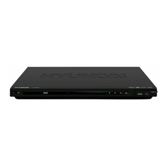 Hyundai H-DVD5037 Instruction Manual