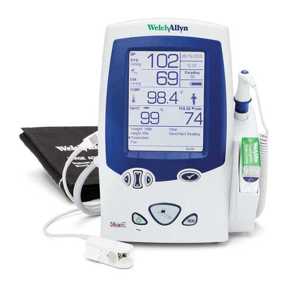 Welch Allyn Spot Vital Signs LXi Operating Instructions
