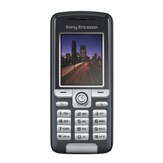 Sony Ericsson K320 Uživatelská Příručka