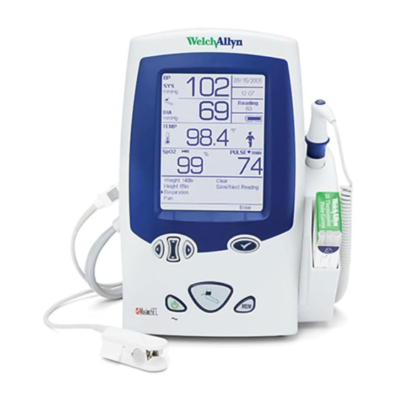 Welch Allyn Spot Vital Signs LXi Directions For Use Manual