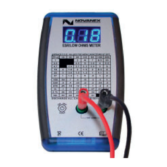 NOVANEX BLUE Line ESR Quick Start Manual