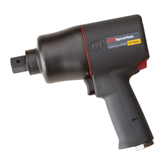 Ingersoll-Rand 2141P Maintenance Information