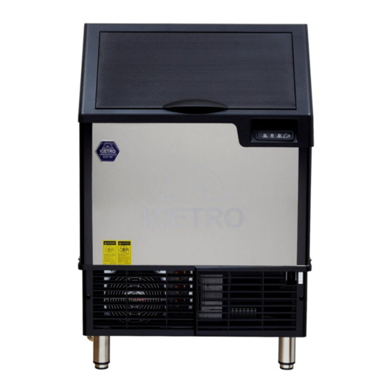 User Manuals: icetro IC Series Commercial Ice Machines