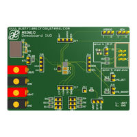 austriamicrosystems AS3610-AN01-Demoboard Application Note Design Manual