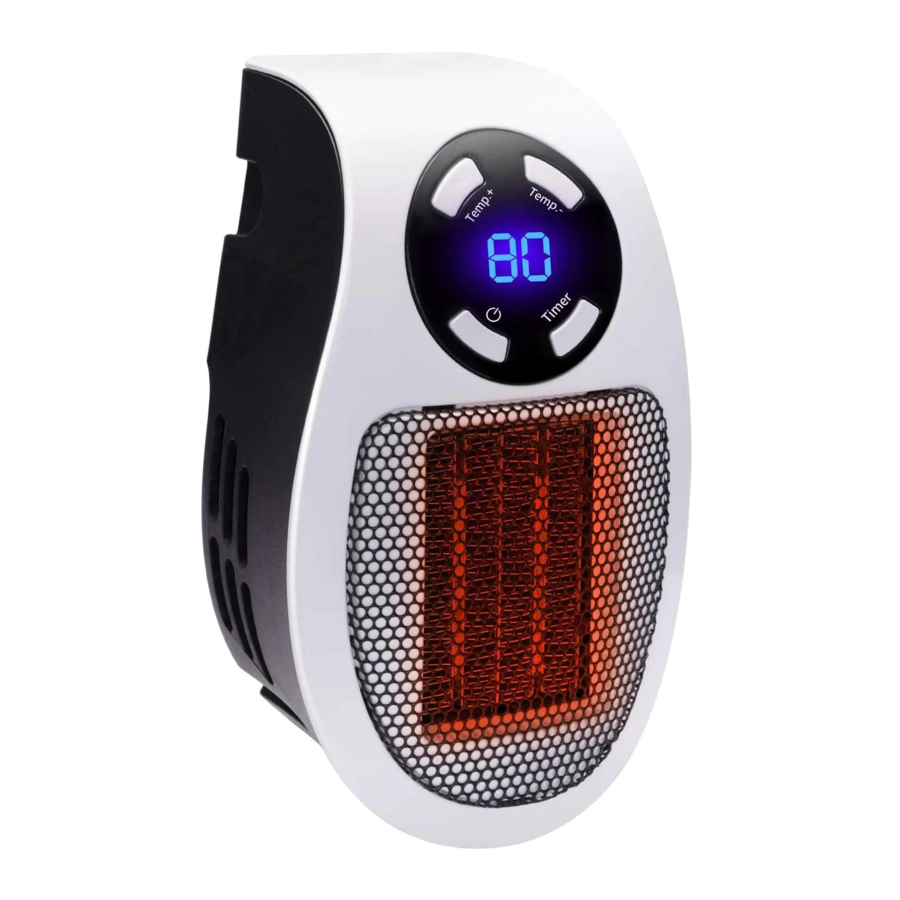 GiveBest MH-04 - Programmable Space Mini Heater with LED Display Manual