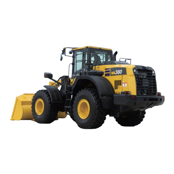 Komatsu WA380-8 Shop Manual