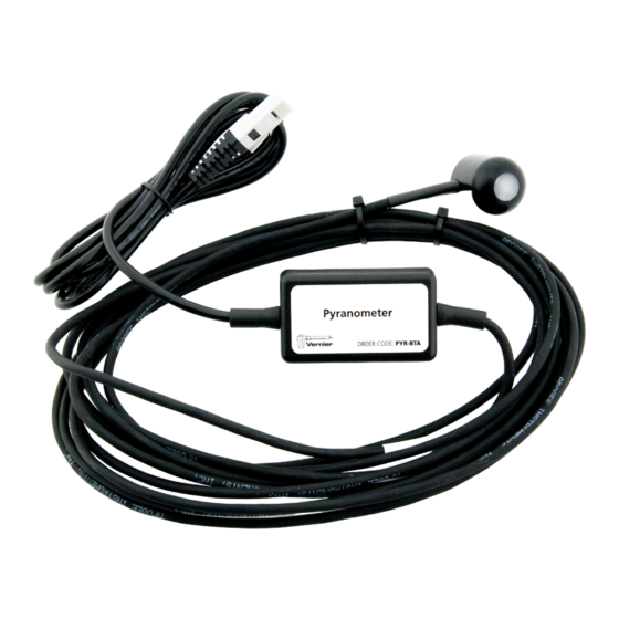 Vernier PYR-BTA Quick Start Manual