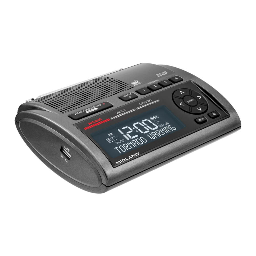 Midland WR400 Weather Radio Manual ManualsLib