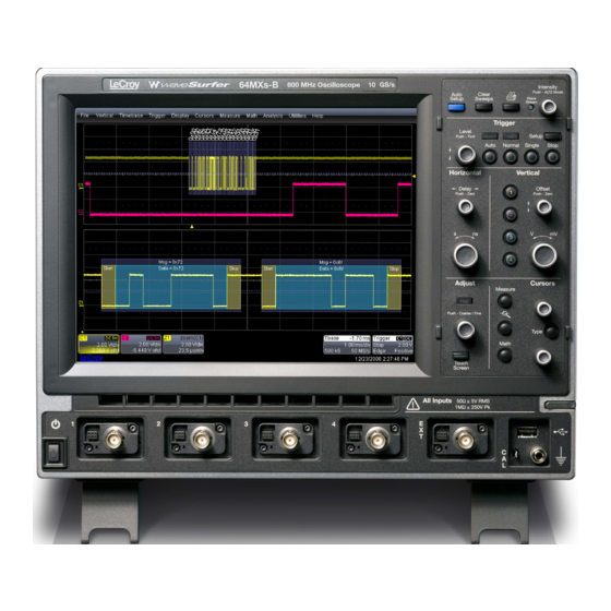 LeCroy WaveSurfer MXs-B Getting Started Manual