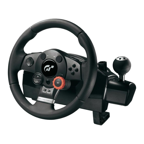 Logitec Driving Force GT Quick Start Manual