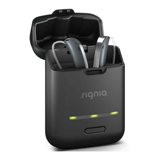 signia Styletto Charger User Manual