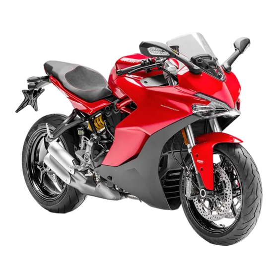 Ducati Supersport Owner's Manual