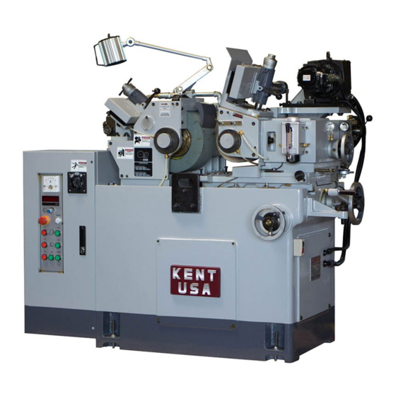 User Manuals: KENT USA JHC-18S Centerless Grinder