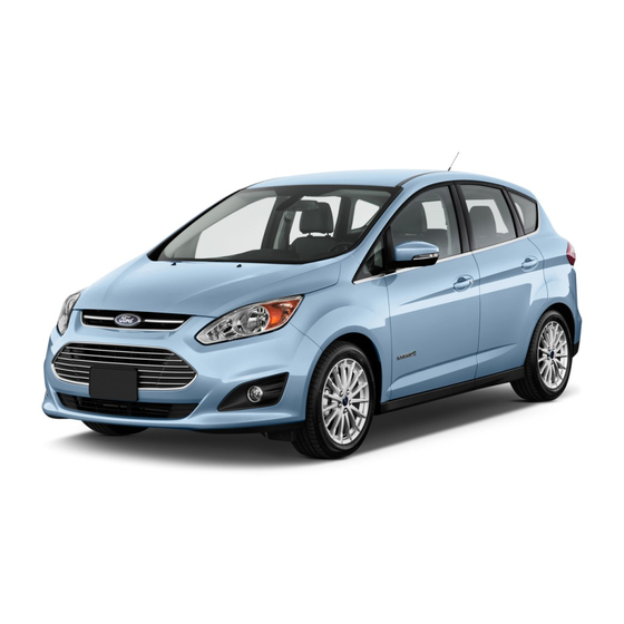 Ford C-MAX 2014 Hybrid Car Manuals
