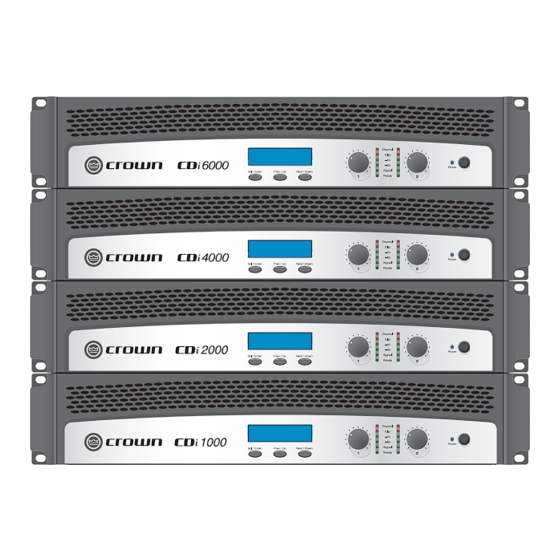 Harman Crown CDi 6000 Operation Manual
