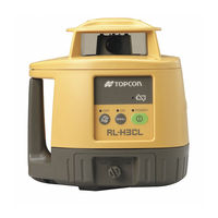 Topcon RL-H3C Instruction Manual