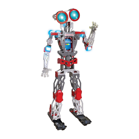 Meccano max best sale robot instructions