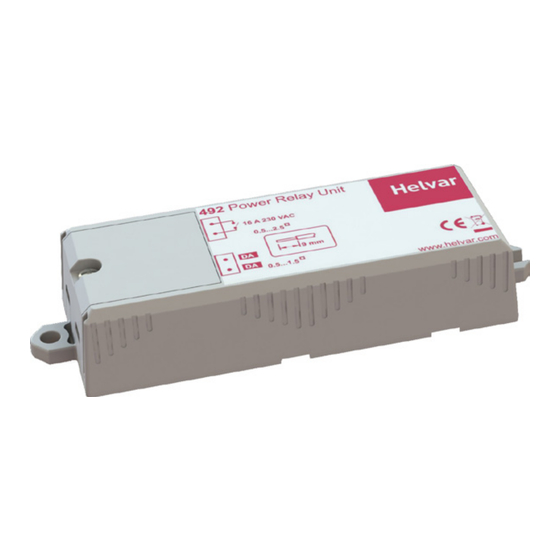 HELVAR 492 Installation Manual