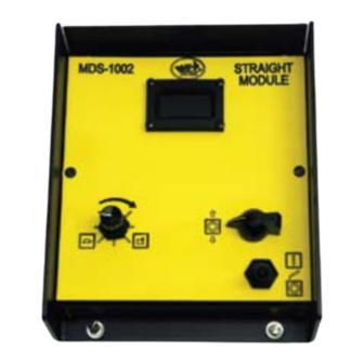 WELD TOOLING CORPORATION BUG-O SYSTEMS MPD-1000 Instructions And Parts Manual