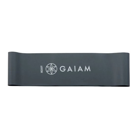 Gaiam restore LOOP BAND KIT Exercise Manual