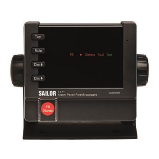 COBHAM FleetBroadband SAILOR 3771 Quick Start Manual
