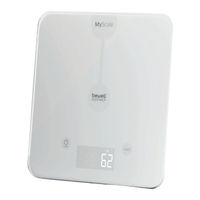 VISIOMED BewellConnect MyNutriScale BW-SCF5 Instructions Manual