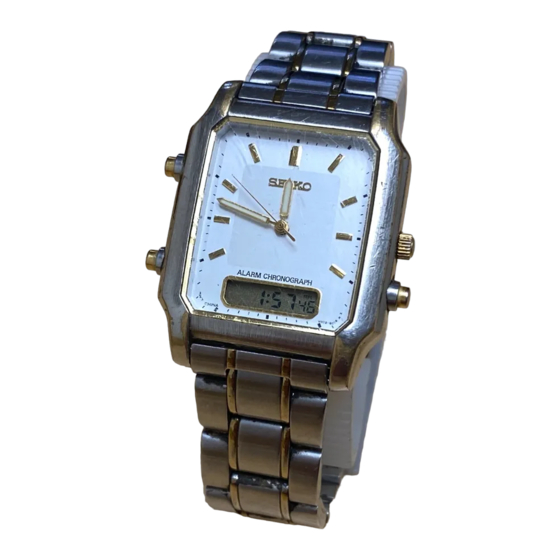 Seiko V072 Instructions Manual