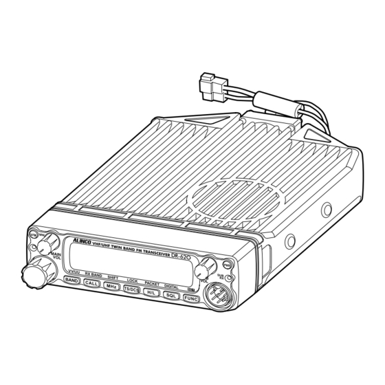 Alinco DR-620E Instruction Manual