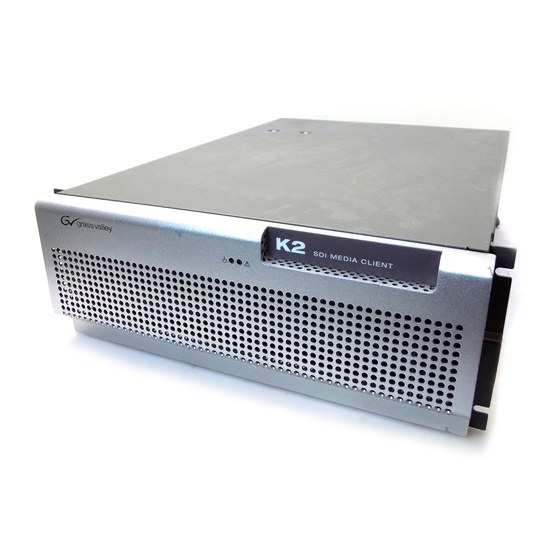 GRASS VALLEY K2 HD-00 Quick Start Manual