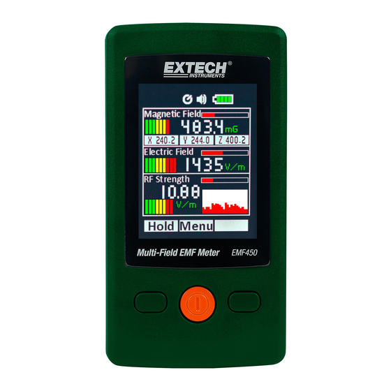 Extech Instruments EMF450 User Manual