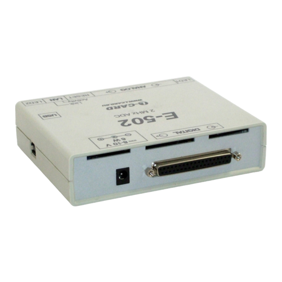 L-Card ADC Series User Manual