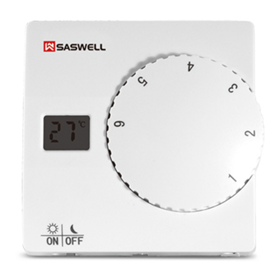 Saswell SAS816WHL-0 Thermostat Manuals