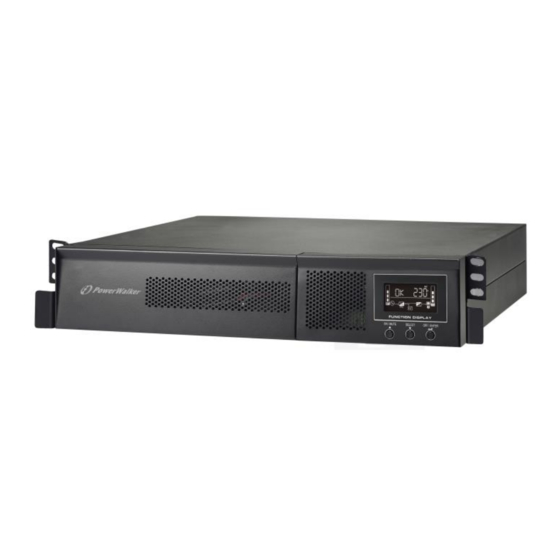 PowerWalker VFI 1000 RMG PF1 Manual