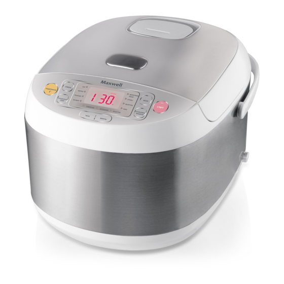 Maxwell MW-3807 ST Manual Instruction