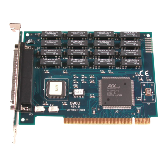 SeaLevel REL-16.PCI PCI Digital Interface Manuals