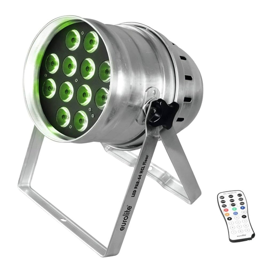 EuroLite LED PAR-64 HCL Floor User Manual