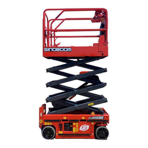 Sinoboom GTJZ1932ME Maintenance Manual
