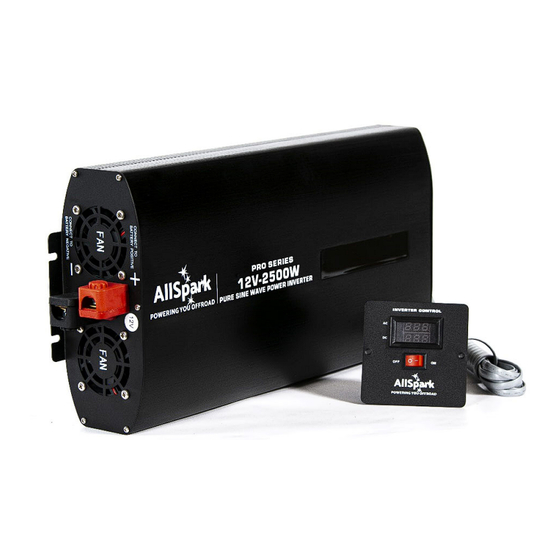 AllSpark 24v 3000W Operation And Users Manual