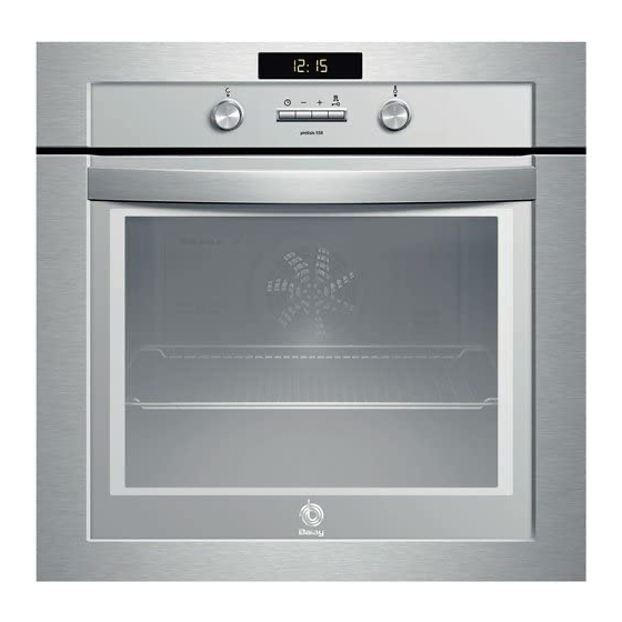BALAY 3HB558XP Instruction Manual