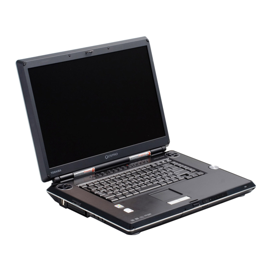 Toshiba QOSMIO G30 Maintenance Manual