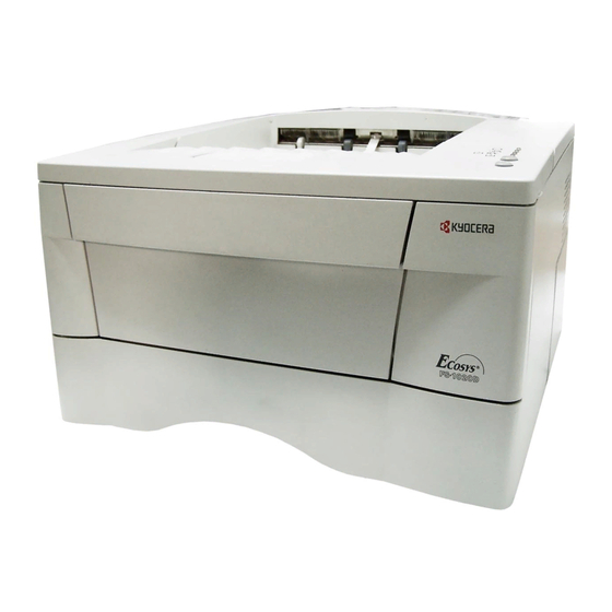 Kyocera FS-1020D Installation Manual