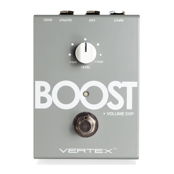Vertex BOOST Product Manual