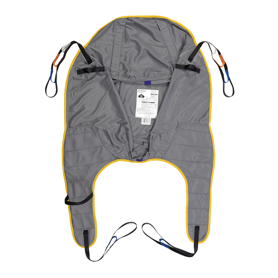 Joerns Healthcare Full Back Disposable Sling User Manual