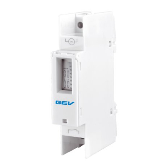 GEV LZV 6287 Quick Start Manual