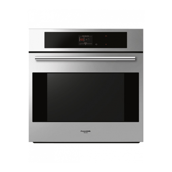 Fulgor Milano FCPO 6213 P TM Instructions For Installation And Use Manual