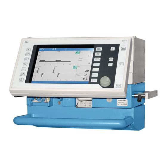 Dräger Evita 4 Short Manual