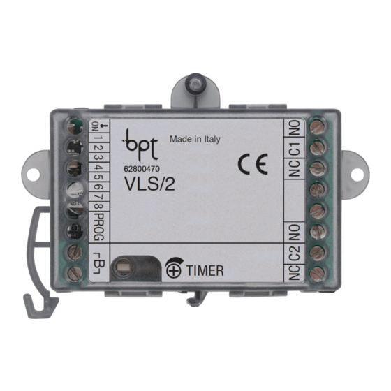 Bpt VLS/2 Installation Manual