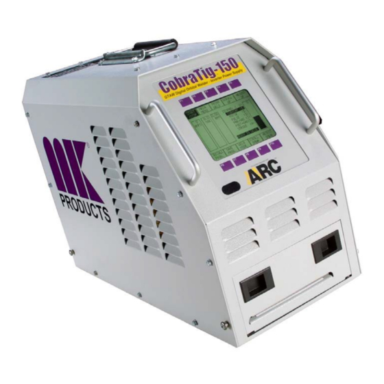 MK Products CobraTig-150 Manuals