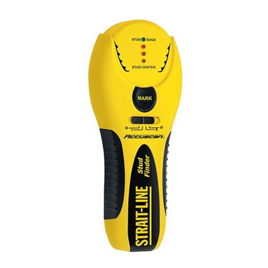 Strait-line Stud Finder 150 Quick Start Guide